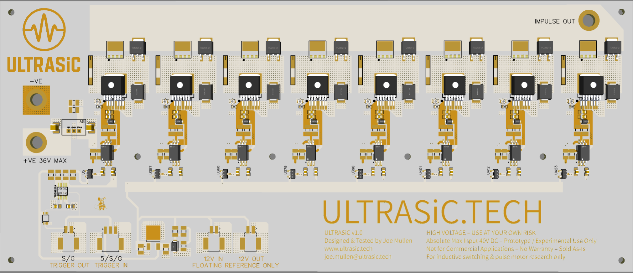 ULTRASiC v1.0 8-Channel SiC Power Stage